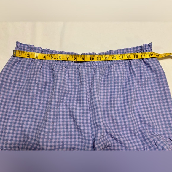 Wild Fable purple/blue gingham shirts with ruffle, XXL - Picture 4 of 6